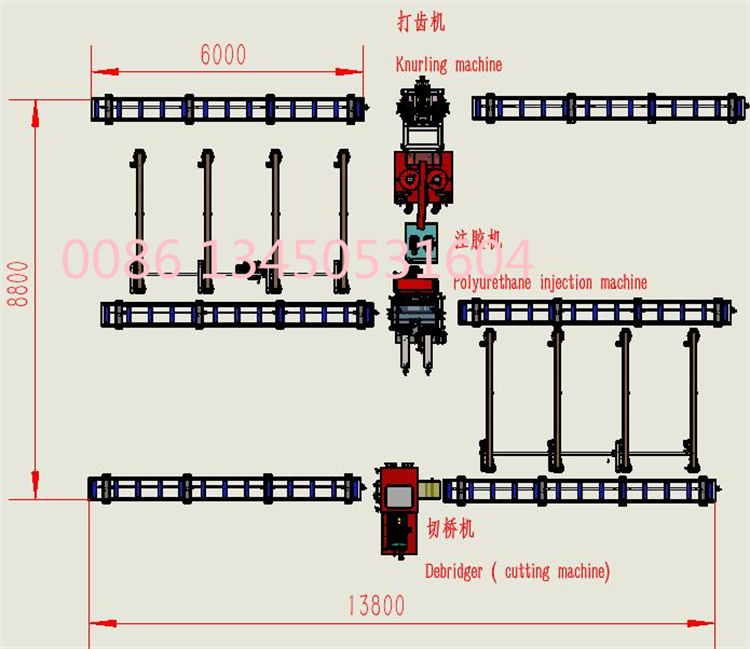 thermal barrier polyurethane injection machine