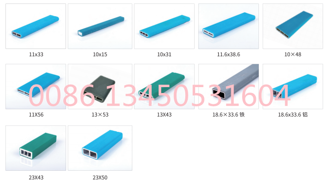 High temperature resistance for aluminum profile spacer in anodizing/powder coating/aging machine