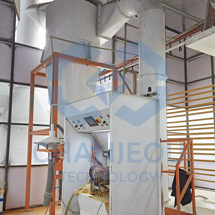 horizontal spraying machine