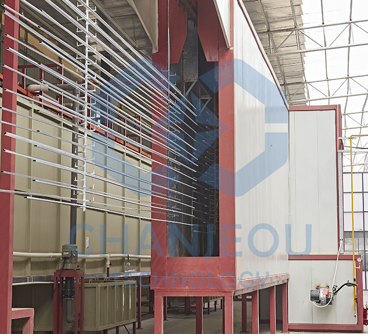 horizontal coating machine