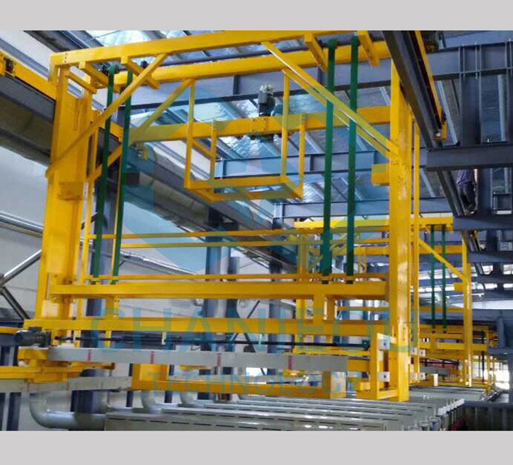 Planta de produção de oxidação de anodização de estrutura de perfil de alumínio tipo solar
