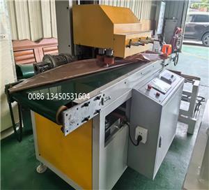 Máquina envasadora ultrasónica de película de sublimación de grano de madera completamente automática para perfiles de aluminio