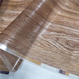 Papel/película de transferencia térmica de aluminio con veta de madera y láminas