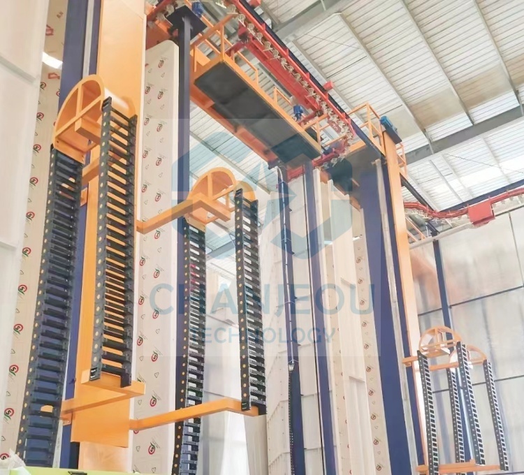 Compact Vertical Powder Coating Machine