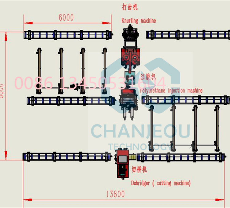 thermal barrier aluminum machine