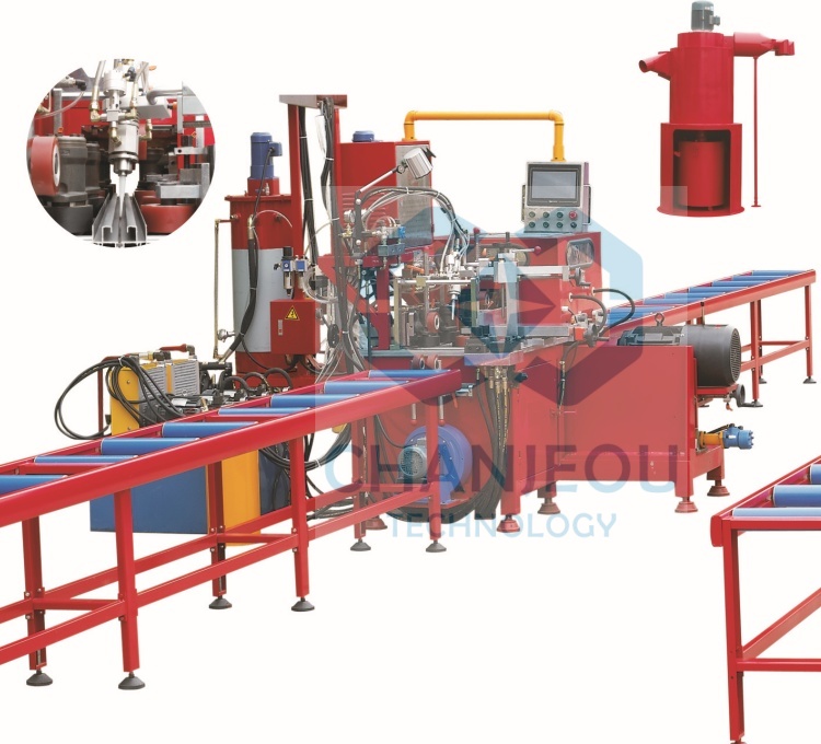 PU polyurethane potting machine for thermal insulation aluminum profile