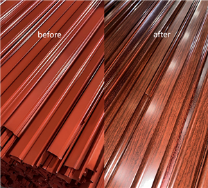 Método de transferencia de papel con pegamento para papel con vetas de madera