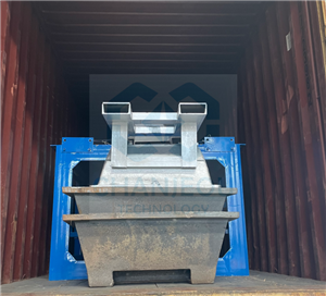 Entregar máquina de reciclaje de escoria caliente Recuperación de escoria de aluminio a Bangladesh