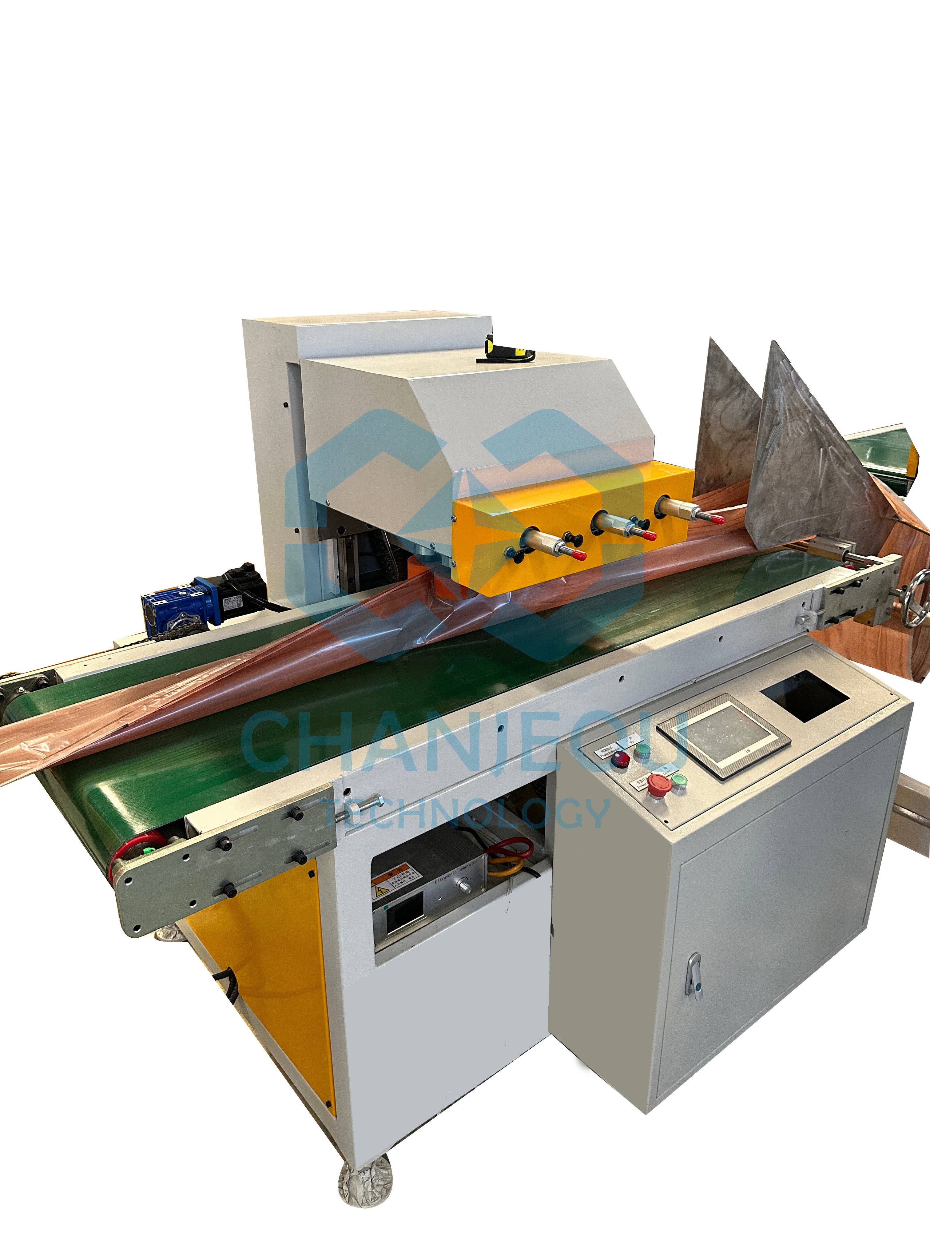 Foshan factories Wholesale ultrasonic wood grain welding film edge-sealing equipment