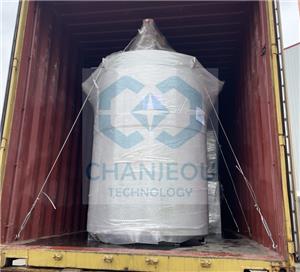 Envío de un horno de nitruración H13 de 45 kW con molde de extrusión a Nava Sheva, India.