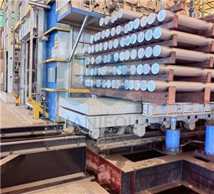 Horno de homogeneización de palanquillas de aluminio