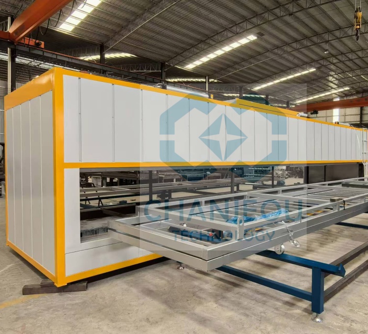 wood grain transfer machine