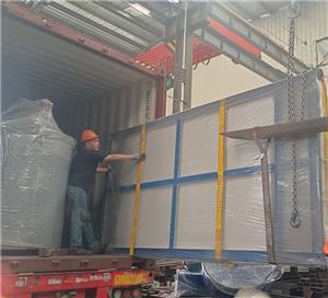 Expediere cuptor de îmbătrânire cu 6 coșuri, cuptor de nitrurare de 30 kW, mașină de atelier cu macara 3T în Egipt