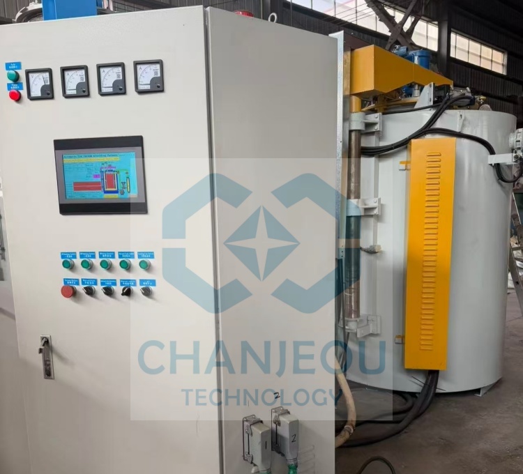 Horno de nitruración de bajo vacío con gas amoniaco de 45 kW para moldes de extrusión