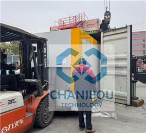 Dispatch Aluminum Profile Wood Grain Sublimation Machine to Thailand