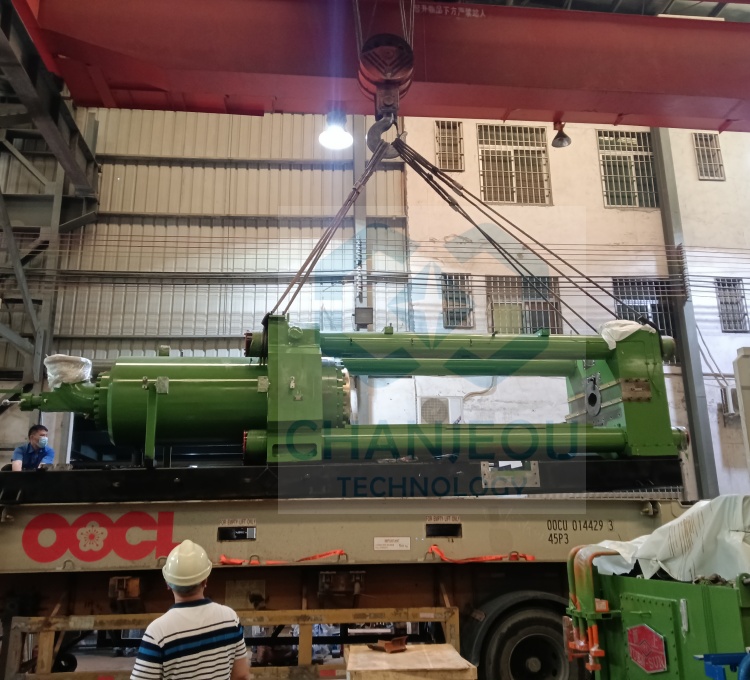 Dispatch 5inch Aluminum Profile Extrusion Press Line to India