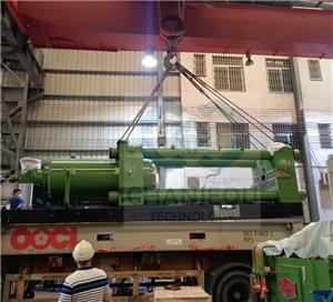 ارسال خط پرس اکستروژن پروفیل آلومینیوم ۵ اینچی به هند