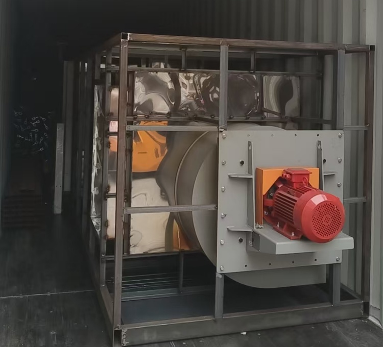 horizontal powder coating line