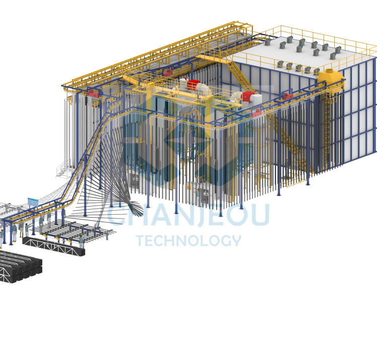 Vertical Powder Spraying Machine