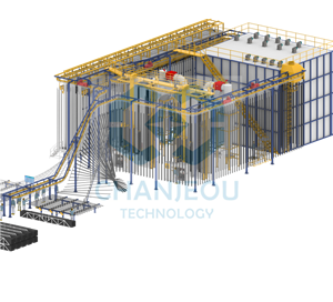 Vertical Powder Spraying Machine