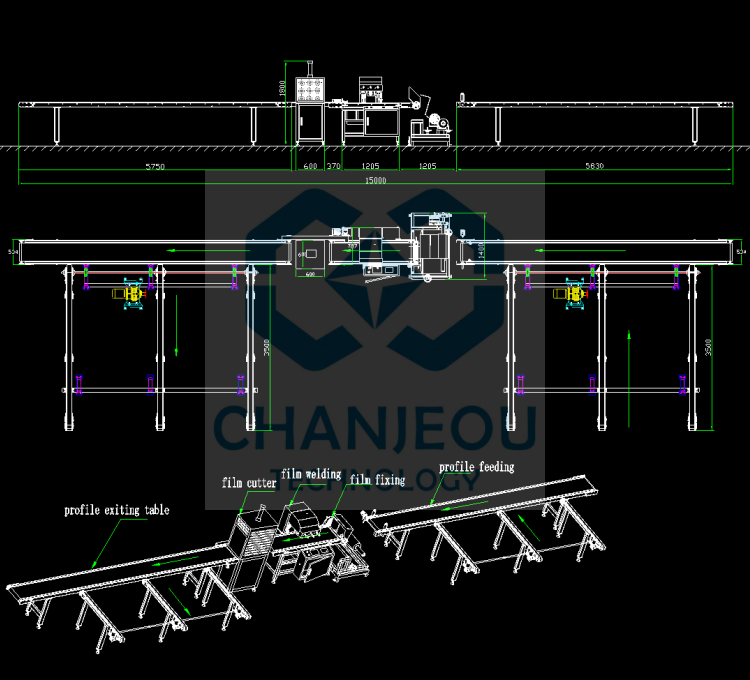 Ultrasonic film bagging machine