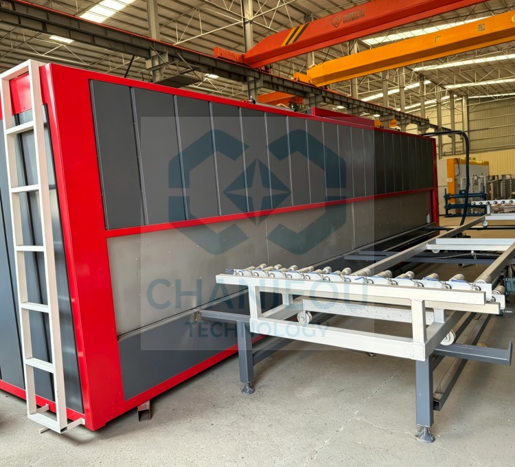 wood grain transfer machine