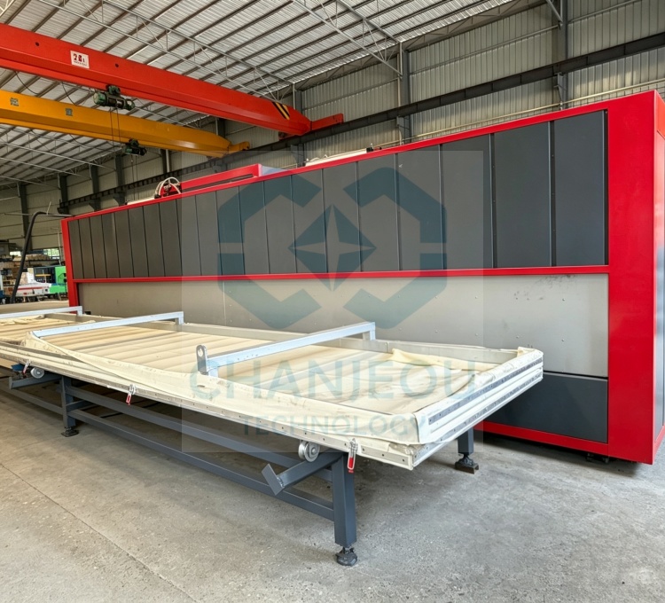 wood grain vacuum heat transfer machine