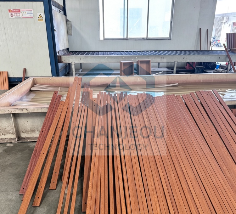 Iron chair frame wood grain sublimation machine