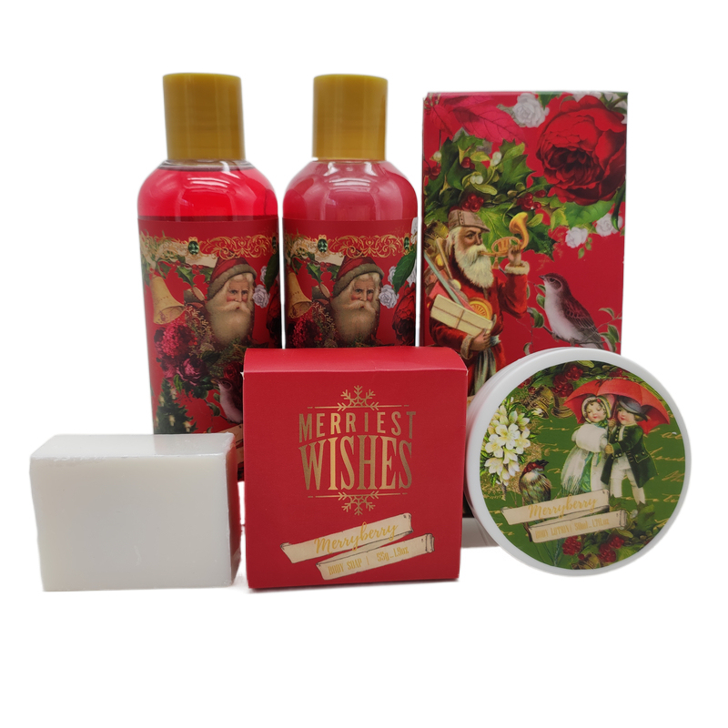 Set regalo di gel doccia alla vaniglia Merry Holiday