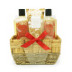 Set regalo doccia con bagnoschiuma in legno di sandalo Floral Story