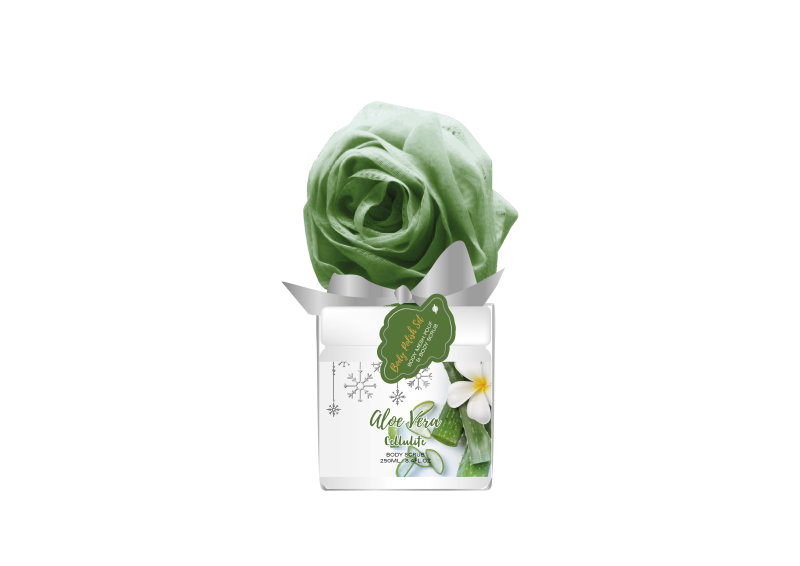 Brightening Olive Aloe Vera Cellulite Body Scrub