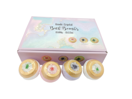 Luxury Shower Christmas Crystal Bath Bomb Gift Set