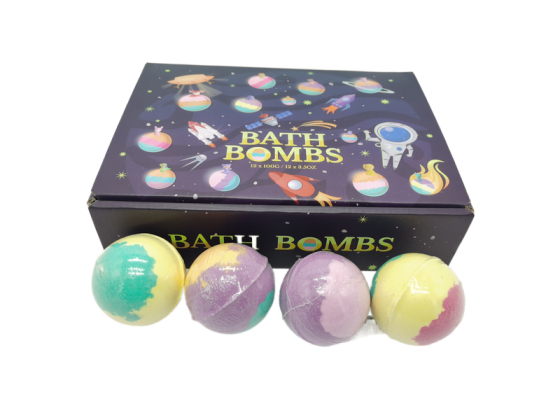 Organic Surprise Bath Bomb Colorful Vanilla Shower Bomb