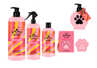 šampon a kondicionér pro péči o domácí mazlíčky