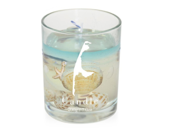 Crystal Jelly Massage Candle Lavender Votive Wax Candle