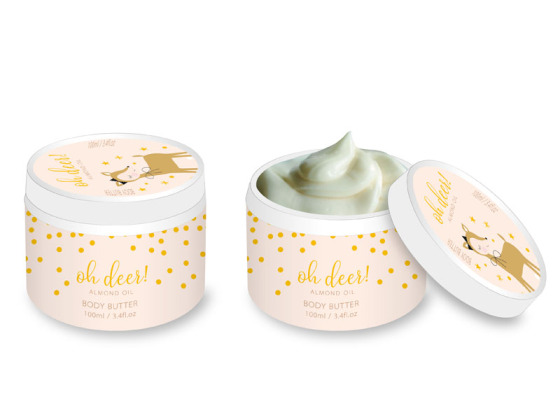 Shimmer Strawberry Body Butter Almond Raspberry Butter