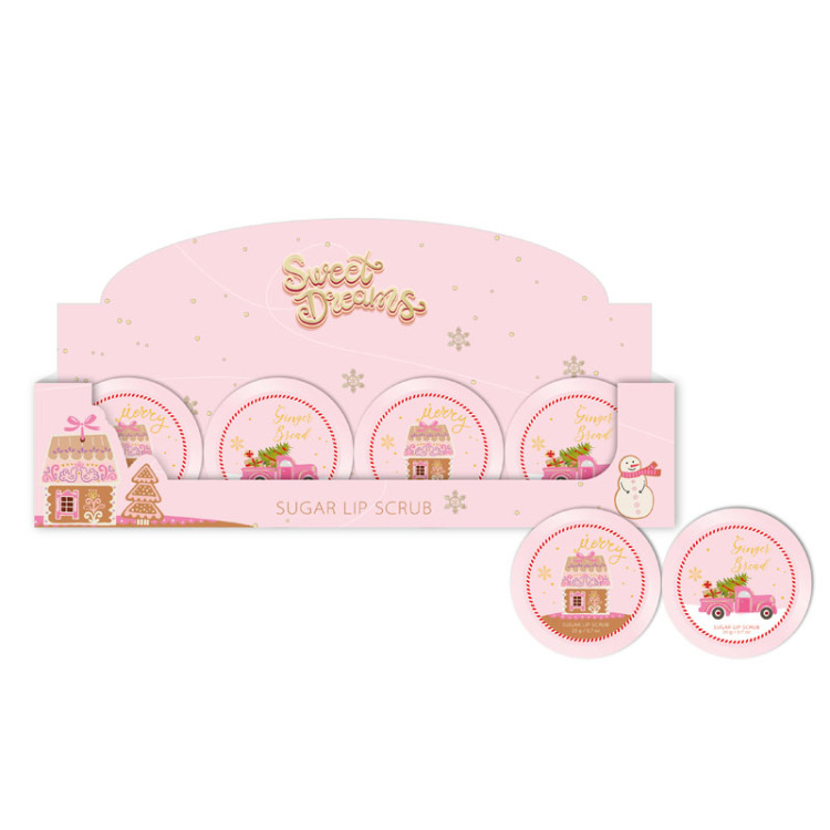 Esfoliante labial nutritivo natural com açúcar de cereja