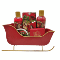 Set regalo di gel doccia alla vaniglia Merry Holiday