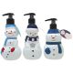 Hadiah Krismas Snowman Shape Polyresin sabun tangan