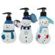 Hadiah Krismas Snowman Shape Polyresin sabun tangan