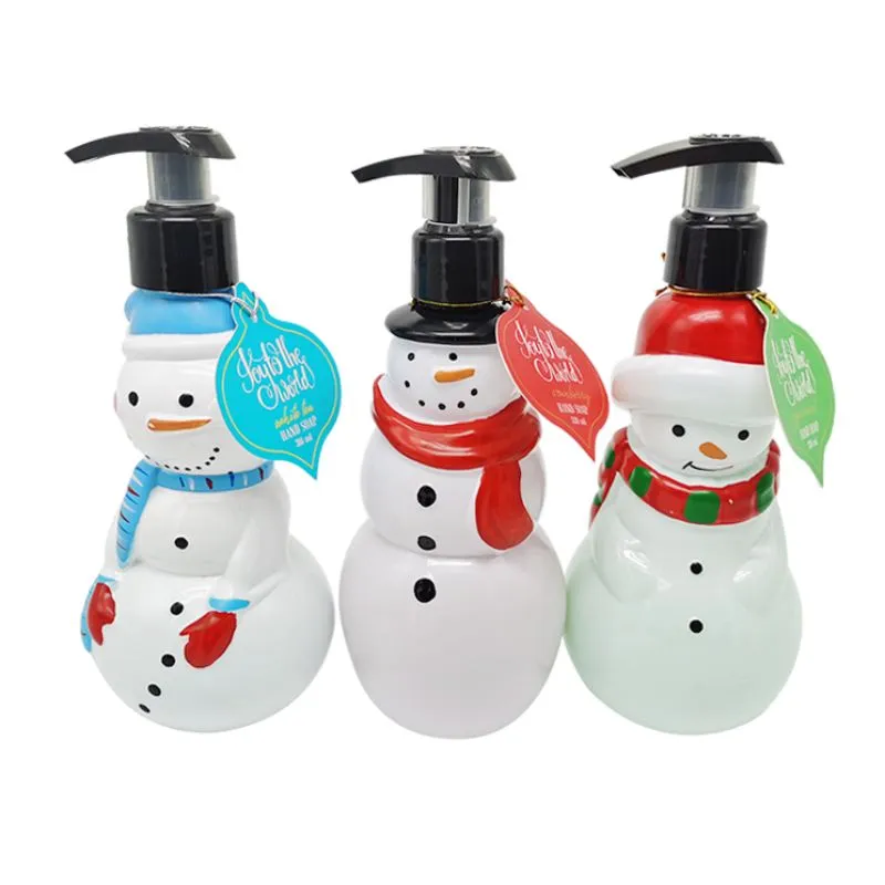 Christmas Gift Snowman Shape Polyresin Hand soap