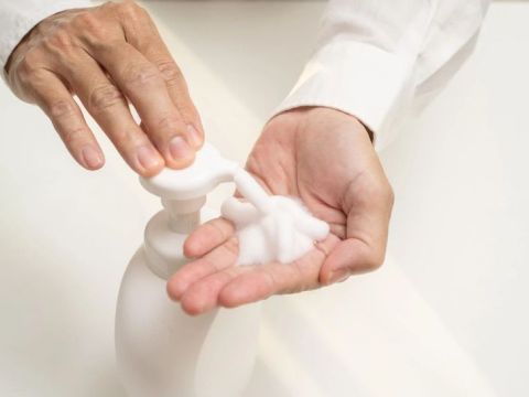 Why does foaming Hand Soapfoam when pressed?