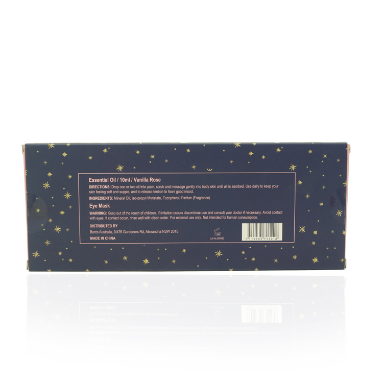 Set Hadiah Mandian dan Badan dengan Minyak Urut dan Masker Mata