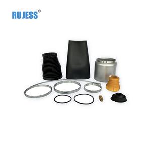 Front Air suspension spring Rubber Sleeve Aluminum Boot dust cover For Audi Q7 VW Porsche Cayenne 955 9PA Air Suspension Shock