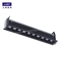 Apparecchio da incasso per interni in alluminio Downlight nero