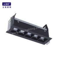 Indoor Recessed Aluminum Fixture Black Downlight