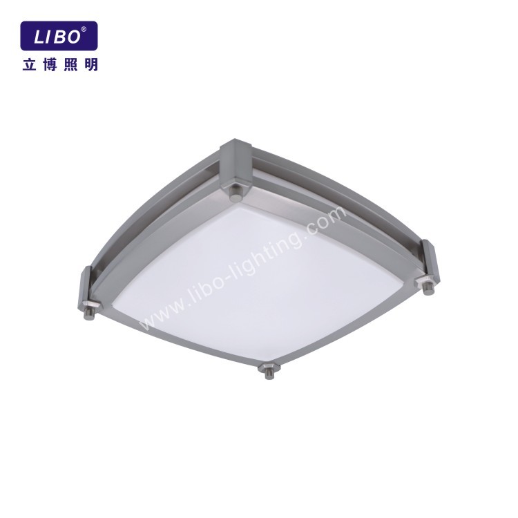 Llum de sostre LED quadrada de níquel setinat regulable CL-02