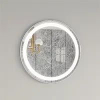Stepless Dimming Round Led Mirror
