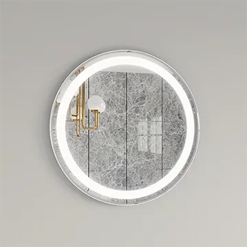 Stepless Dimming Round Led Mirror