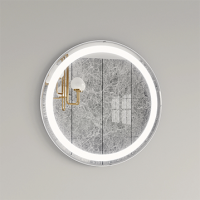 Stepless Dimming Round Led Mirror
